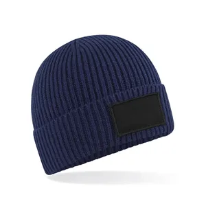 Fashionable Sustainable Patch <b>Beanie</b> Promotional <b>Hats</b> & Caps - Product Image 6
