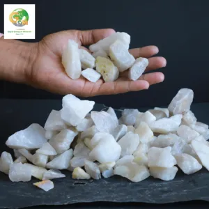 Batu cuci Quartz, Super Semi putih UKURAN 20mm Premium batu cuci Quartz Kelas A Semi konduktor