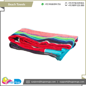Fabricante indio Exportador Lujo 100% Algodón Color sólido Toallas de playa Secado rápido Suave Sin azo Durable para viajes Estilo moderno - Product Image 2