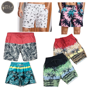 Pantalones cortos de surf para playa de verano 2024 para hombre, informales, transpirables, ecológicos, de secado rápido, 100%, poliéster, estampado Digital, vacaciones - Product Image 6