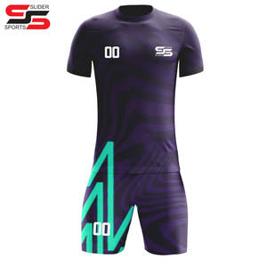 Camiseta de fútbol de verano para adultos, ropa deportiva de secado rápido, uniforme de fútbol de entrenamiento de gran tamaño, camiseta transpirable - Product Image 3