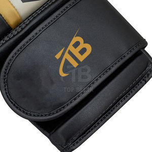 Gants de boxe en cuir sur mesure à la mode avec fermeture à lacets avec logo personnalisé évacuant l'humidité-Utilisation en salle de sport/boxe de haute qualité - Product Image 4