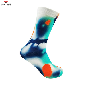 Calcetines Deportivos de Alta Calidad, Tecnología Jacquard, Spandex/Poliéster, Antideslizantes, Antibacterianos, Secado Rápido, para Correr - Product Image 3