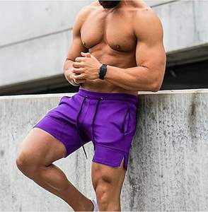 Gran oferta de ropa deportiva y ropa deportiva de estilo callejero para hombre, camisetas de Color sólido y conjunto de pantalones cortos de talla grande a juego - Product Image 4