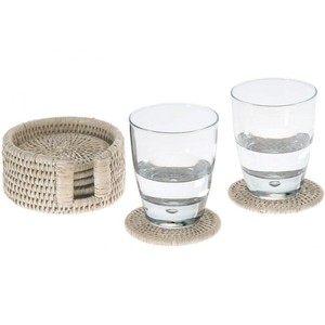 Los posavasos de mimbre natural más vendidos, posavasos de ratán personalizado tejido a mano, precio directo de fábrica desde Vietnam - Product Image 4