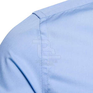 เสื้อดาวน์แบบมีกระดุมสำหรับผู้ชายเสื้อดาวน์แบบมีกระดุมเสื้อโลโก้ผ้าคอตตอนสีพื้นนุ่มใส่100% เลือกได้ตามต้องการ - Product Image 4