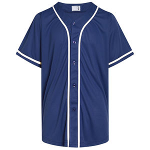Maillot de baseball brodé de haute qualité, personnalisable avec le nom et le numéro de l'équipe, logo personnalisable, ajustement flexible, style d'équipe - Product Image 1