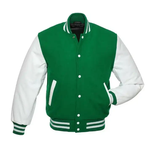 Veste de baseball décontractée pour hommes, broderie personnalisée, mode universitaire, veste d'hiver pour garçons, vente en gros - Product Image 1