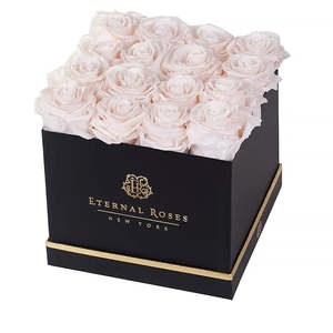 Lennox Sixteen Eternal <b>Rose</b> Gift <b>Box</b> Romantic Square <b>Box</b> for Birthday Anniversary Mother's Day or Valentine's Day Gifts - Product Image 1