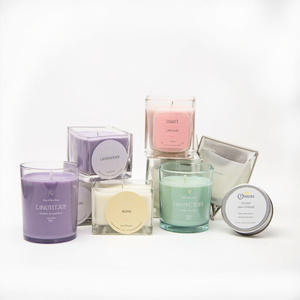 Bougie parfumée en cire de soja naturelle, senteurs vanille, lavande, rose, jasmin, pour la décoration de la maison, les mariages, les fêtes, la relaxation et l'aromathérapie. - Product Image 4