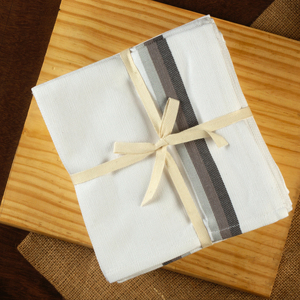 Juego de 12 toallas de cocina de algodón reciclado con tejido de hueso de arenque, función de secado rápido - Product Image 1