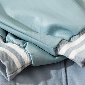 Chaqueta de estilo Letterman transpirable para mujer, ropa de abrigo elegante en color sólido - Product Image 6