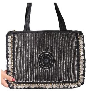 Bolsos de mensajero de hombro hechos a mano con cuentas de diseñador ligero para mujer India estilo bohemio fiesta de compras Bohemia - Product Image 1
