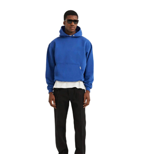 Sweat à capuche surdimensionné personnalisé Streetwear 100% coton pour hommes de haute qualité avec épaule tombante Style décontracté pour la saison d'hiver - Product Image 1