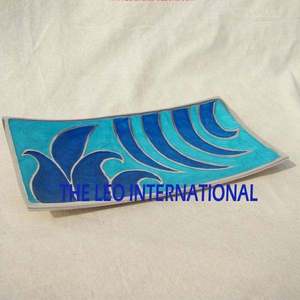 Golden Plated Polished Leaf Shape Design <b>Bowl</b> Aluminum Metal Serving Fruits <b>Snacks</b> Home Decorative <b>Bowl</b> - Product Image 2