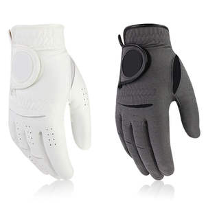 Gants de golf en peau de mouton personnalisés avec logo, marqueur de balle amovible, durables, respirants, imperméables, pour usage sportif et extérieur, meilleur prix - Product Image 1