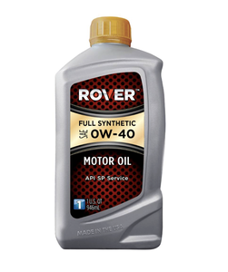 Huile moteur ROVER entièrement synthétique anti-usure SAE 0W-40, lot de 6, 1 litre - Product Image 1