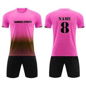 Camiseta de fútbol de secado rápido transpirable de manga corta de alta calidad, uniforme de fútbol, uniformes de fútbol sublimados - Product Image 1