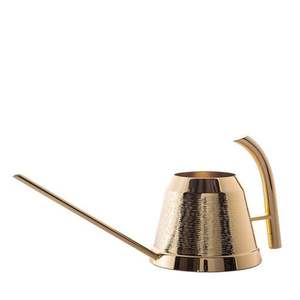 Flower pattern metal galvanized watering tool can for spring decor <b>window</b> gardens or <b>shelf</b> arrangements - Product Image 2