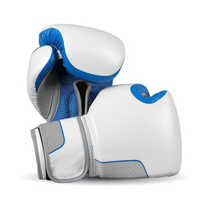 Gants de MMA/Boxe en cuir PU Rembourrage épais anti-chocs Maille respirante imperméable Paumes Sangles de poignet réglables pour le cyclisme de haute intensité - Product Image 3