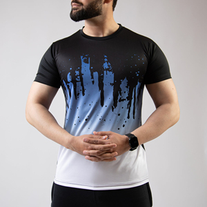 Customized Lightweight Summer Men's T-Shirts Knitted 100% Cotton Quick Dry Breathable <b>Short</b> <b>Sleeve</b> - Product Image 2