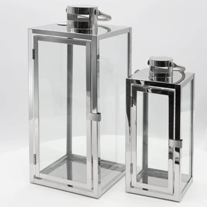 Vente en gros de bougeoirs classiques en acier inoxydable pour décorations pour la maison et l'extérieur - Product Image 1