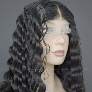 Vente en gros d'extension de cheveux Remy vietnamiens 100% cheveux humains océan tissage ondulé profond du Vietnam fournisseur de cheveux à trame unique - Product Image 1