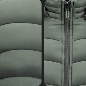 Chaquetas acolchadas para hombre, fabricante OEM, ropa informal cálida con capucha, Abrigo acolchado a la moda, prendas de vestir exteriores, chaqueta acolchada para hombre - Product Image 6