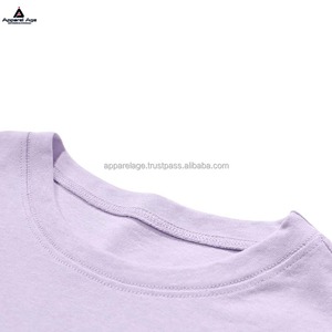 OEM Direct Supply Casual Women Solid Blank Cotton Crop <b>Tops</b> T-Shirt Women Summer Short Sleeve Oversized Crop <b>Top</b> T-Shirts - Product Image 3