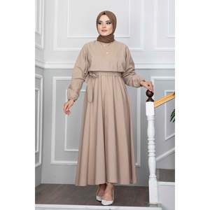 เดรสมิงค์มีเข็มขัดแขนค้างคาว - Product Image 5