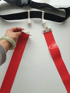 Nouvelles ceintures de flag football réglables pour le sport - Ensemble de ceintures de flag football réglables avec boucle adhésive - Product Image 3