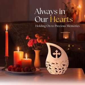 Grossiste Urnes personnalisées pour adulte maman et papa Grandes urnes pour cendres humaines Urnes imprimées de taille personnalisée - Product Image 5