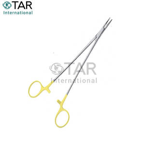 Porte-aiguilles Webster en acier inoxydable de haute qualité, 13 cm, mâchoire lisse, instruments chirurgicaux médicaux, suture délicate, fabricant - Product Image 2
