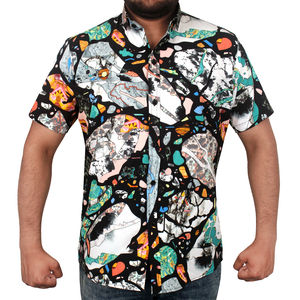 Ropa de verano para hombre, conjunto con estampado Hawaiano, pantalones cortos para hombre, camisa informal de playa, camisas cortas para hombre, conjuntos de dos piezas de manga, camisas de playa - Product Image 6
