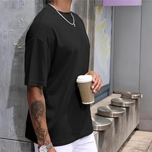 Camisetas de Hombre Más Vendidas, Logotipo Personalizado, Lienzo en Blanco, 100% Algodón, Alta Calidad, Bolsillo Personalizado, Último Diseño, Precio Económico en Oferta - Product Image 4