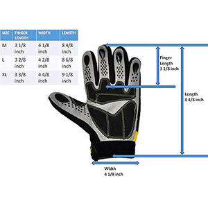 Guantes Mecánicos Más Vendidos, Impermeables, con Pantalla Táctil, de Látex de Caucho Natural, con Puño Elástico, Precio al por Mayor, Protección OEM - Product Image 6