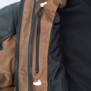 Veste en cuir de moto noire pour homme, veste de protection pour motard - Product Image 3