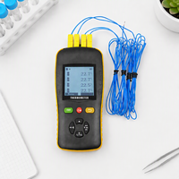 Enregistreur de données de température portatif TC604 pour la mesure de la température de surface, 4 canaux, thermomètre numérique à thermocouples de type K/T/J