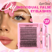 Aksesoris Kecantikan Ekstensi Rambut Grosir Bulu Mata Palsu Faux Mink DIY Cluster 18mm 40 Cluster Per Tray 6D 8D Bulu Mata Cluster Alami