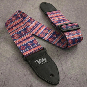 Correa de guitarra Midex GSR-20 con diseño especial tejido y estampado, longitud ajustable de 90-145 cm, hecha en Turquía - Product Image 4