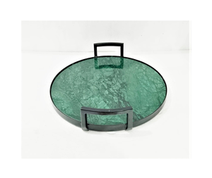 Bandeja de Servicio de Metal para Café, Té y Desayuno - Diseño Elegante, Hierro de Alta Calidad, Hecho a Mano y Ecológico, Personalizable - Product Image 4