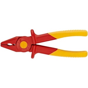 Alicates Combinados KNIPEX VDE de 180 mm de Largo con Zona de Plástico Blanco Reforzado con Fibra de Vidrio - Product Image 1