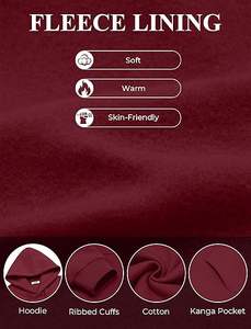 Sweat à capuche décontracté à manches longues en coton pour hommes Pull à capuche à cordon de serrage avec poche Kanga - Product Image 5