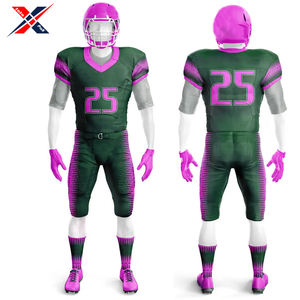 Uniforme de fútbol americano alto transpirable suave al tacto tela cómodo conjunto diseño Pakistán tarifa al por mayor ropa deportiva de equipo - Product Image 4