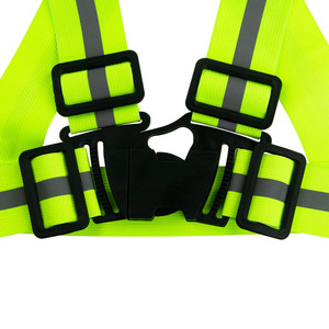 Chaleco Reflectante de Alta Visibilidad AG590, Ajustable, de Poliéster y PVC, Personalizable, Cinturón Reflectante de Seguridad Vial con Logotipo Personalizado - Product Image 5