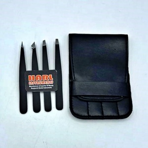 Kit de herramientas de maquillaje de belleza personal con logotipo personalizado, 4 pinzas para cejas y pinzas para pestañas para extensiones de cejas y pestañas - Product Image 4