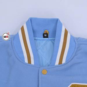 แจ็กเก็ตผ้าฝ้ายวินเทจสำหรับผู้ชายเสื้อแจ็กเก็ตสไตล์มหาวิทยาลัยสำหรับฤดูหนาวงานปักผ้ากำมะหยี่นุ่มทำตามสั่ง - Product Image 5