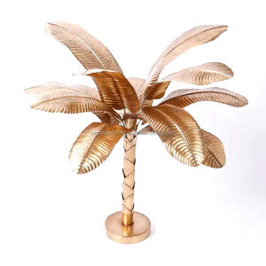 Escultura decorativa de palmera de Metal, base de Metal para sala de estar, dormitorio y decoración del hogar, estándar - Product Image 5