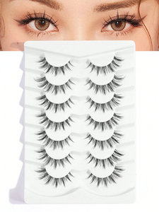 <span class=keywords><strong>Magefy</strong></span> – Lot de 7 paires de faux cils naturels noirs de haute qualité, marque privée, vente en gros pour femmes - Product Image 1