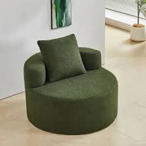 Canapé pouf pliable en tissu rembourré tufté à livraison rapide confortable et élégant - Product Image 1